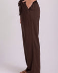 Women's Brown Tencel Pants