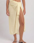 Butter textured sarong wrap