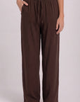 Women's Brown Tencel Pants
