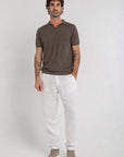 Brown Italian Knit Polo