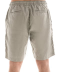 Men's Charcoal Linen Short