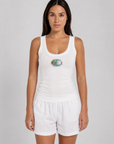 Funky Fish Beaded Tank Top