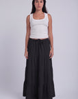 Black Ruffle Skirt