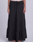 Black Ruffle Skirt