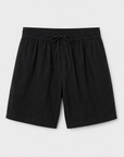 Black Tencel Relaxed Shorts