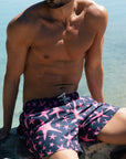 Pink Starfish Swim Shorts