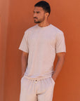 Taupe Terry Towel T-Shirt