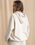 Unisex Off-White Distressed Hoodie