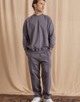 Unisex Charcoal Distressed Sweatshirt