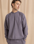 Unisex Charcoal Distressed Sweatshirt