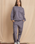 Unisex Charcoal Distressed Sweatshirt