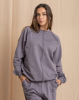Unisex Charcoal Distressed Sweatshirt