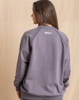 Unisex Charcoal Distressed Sweatshirt