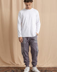 Unisex Grey Cargo Sweatpants