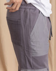 Unisex Grey Cargo Sweatpants