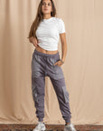 Unisex Grey Cargo Sweatpants