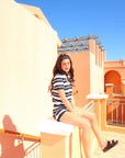Women's Knit Stripe Polo