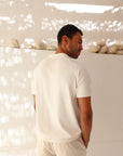 Ivory Italian Knit Polo
