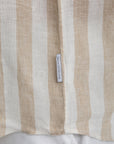 Beige Stripe Linen Shirt