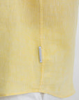Men`s Yellow Linen Shirt