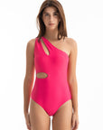 Fuchsia Cut Out One Piece