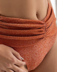 Rust Sparkle Bikini Bottom