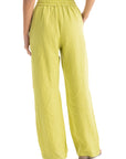 Womens Lime Linen Pants