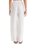 Women's White Linen Pants