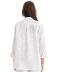 Women's White Linen Shirt