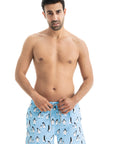 Sky Penguins Swim Shorts