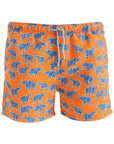 Orange Elephants Swim Shorts