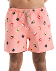 Coral Sushi Mania Swim Shorts