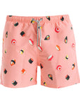 Coral Sushi Mania Swim Shorts