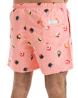 Coral Sushi Mania Swim Shorts