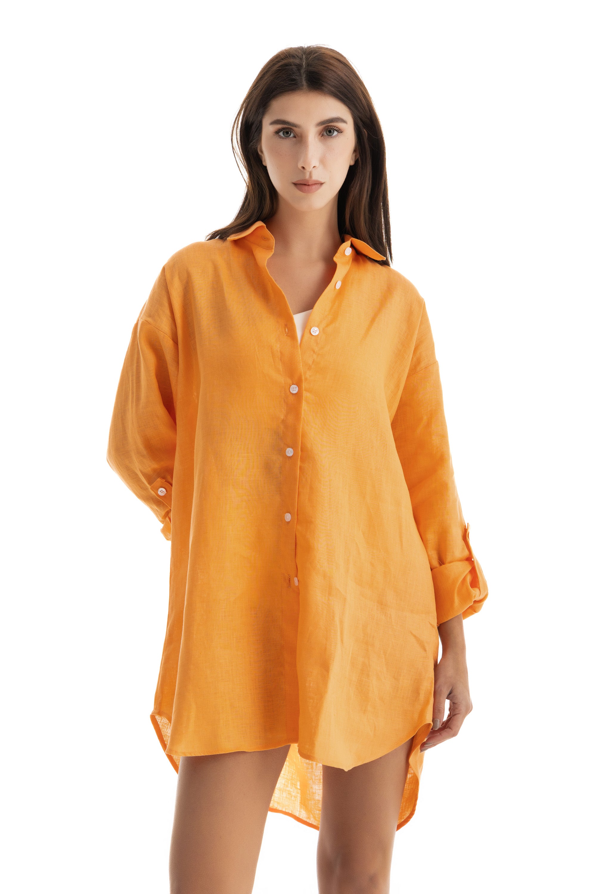 orange dress cover up Women's Linen – Kai Collections Whether for a beach Style Code:WMN4670-02 boohoo Women's Premium Super feature-underbed-storage