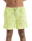 Lime Camels Swim Shorts