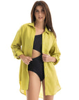 Women's Kiwi Linen Cover Up