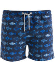 Navy Aquarium Swim Shorts