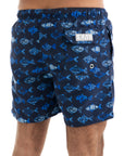 Navy Aquarium Swim Shorts