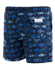Navy Aquarium Swim Shorts