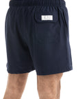 Solid Navy Swim Shorts (4 Way Stretch)