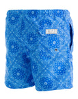Blue Bandana Swim Shorts