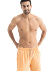 Solid Peach Swim Shorts (4 Way Stretch)