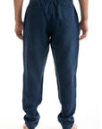 Men's Navy Linen Pants