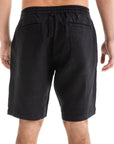 Men`s Black Linen Short