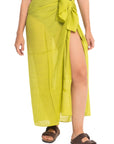 Kiwi Textured Sarong Wrap