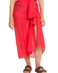 Rose Textured Sarong Wrap