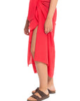 Rose Textured Sarong Wrap