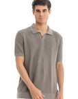 Olive Knitted Polo