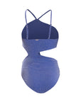 Sapphire Blue Sparkle Selena One Piece